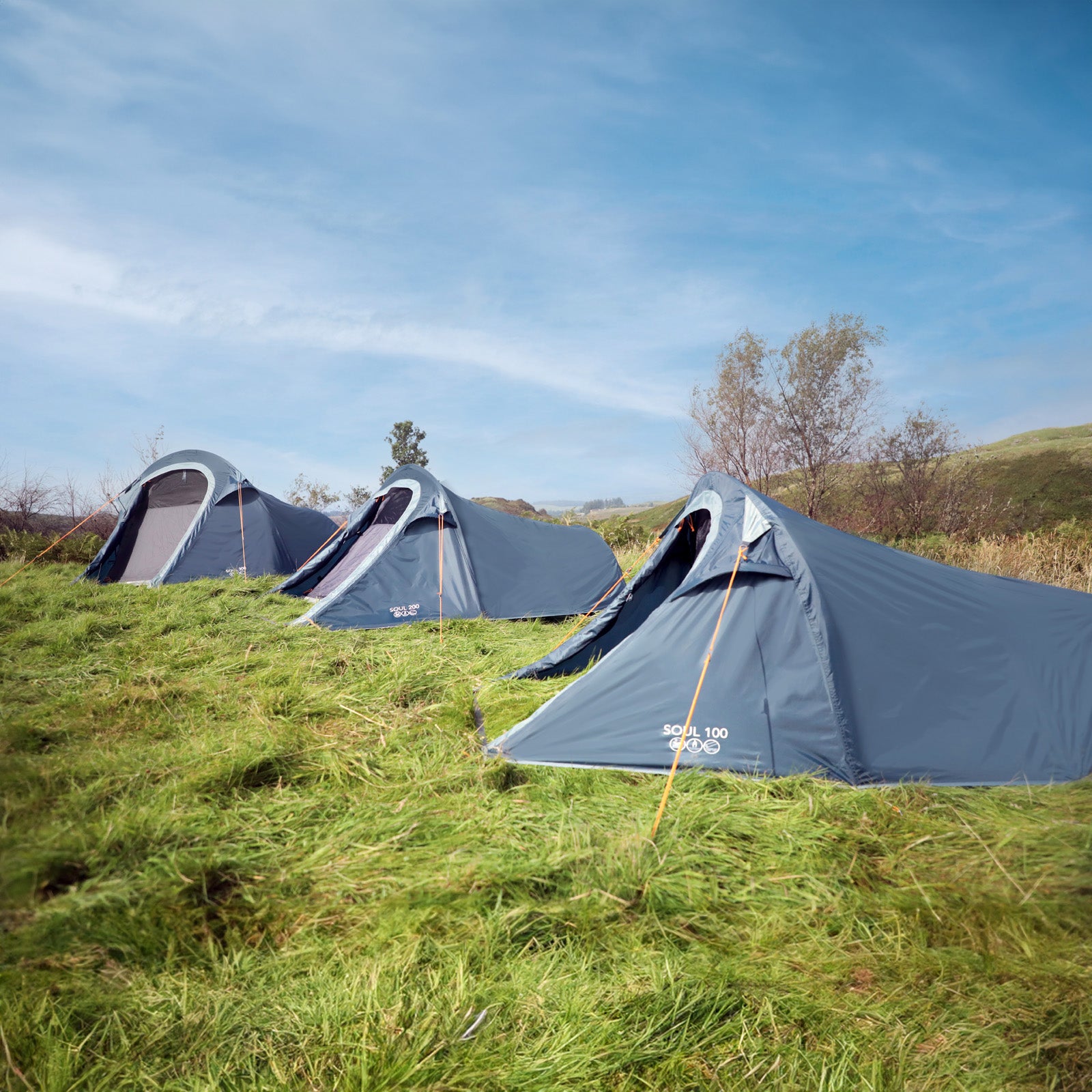 VANGO Soul 100 Trekking 1-persoons fietstent met tunnel, voor buiten