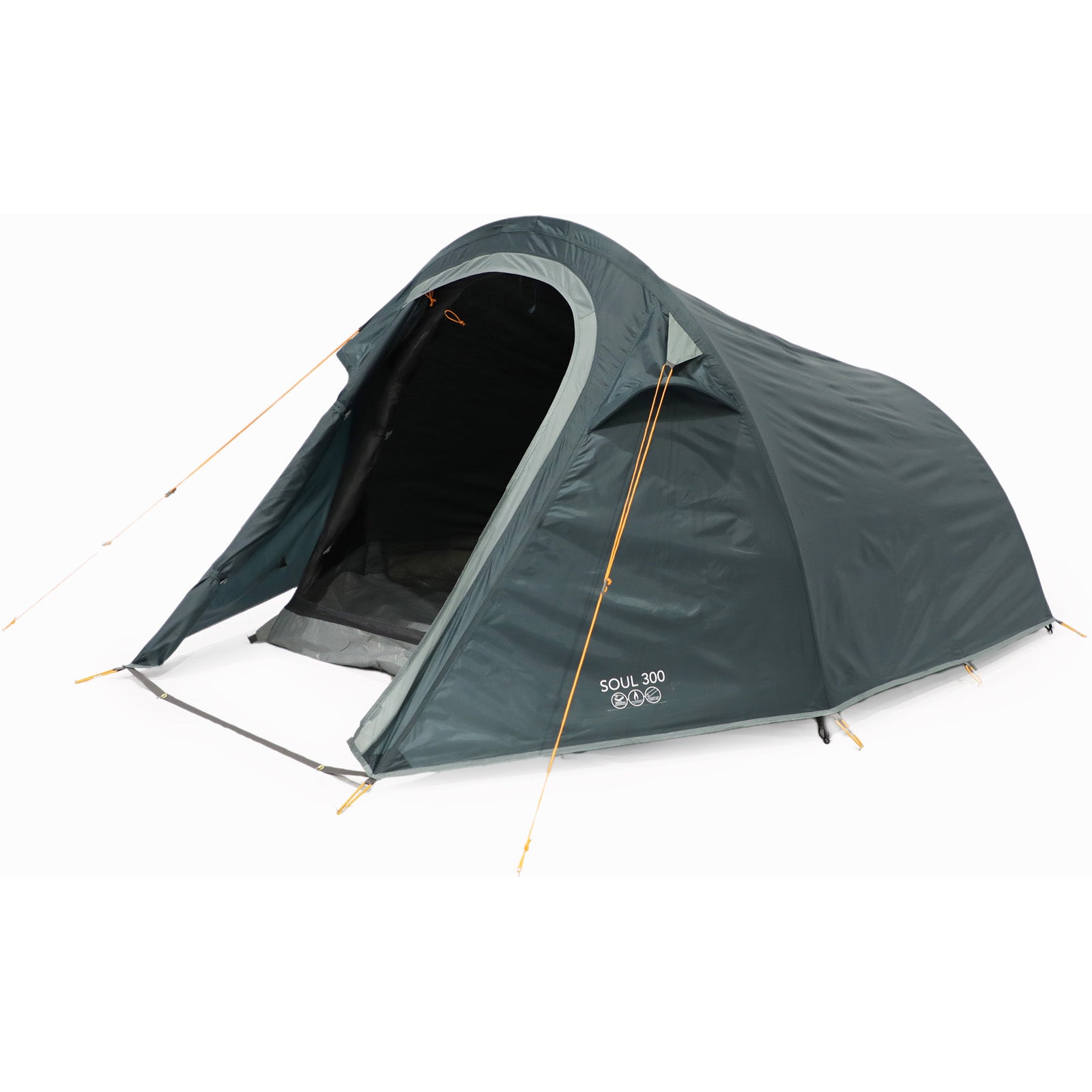 VANGO Camping Tent Soul 300 Trekking 3 Person Tunnel Tent Outdoor Bike Bicycle