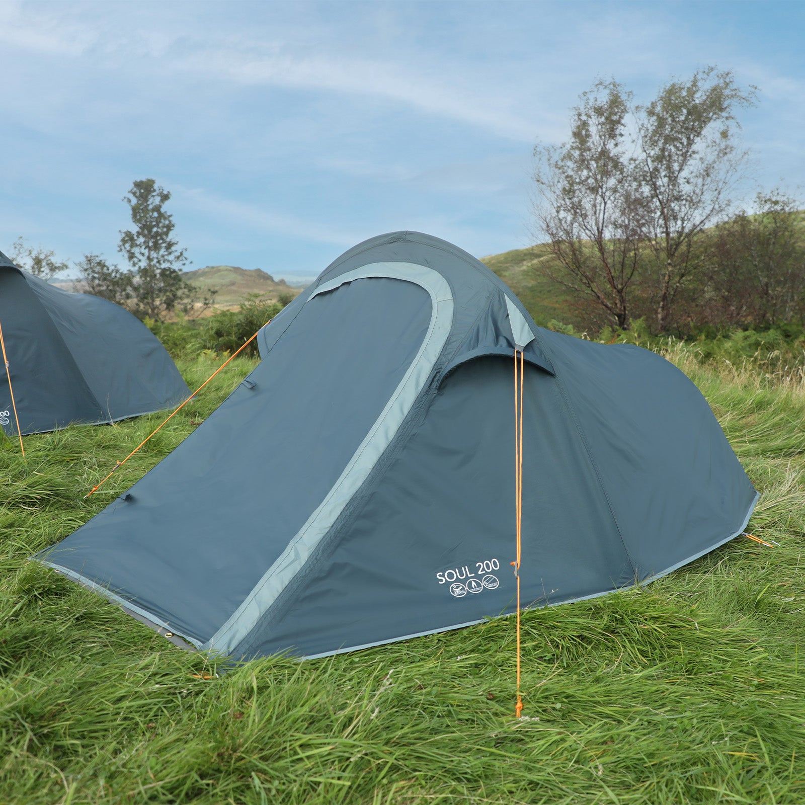 VANGO Camping Tent Soul 200 Trekking 2 Person Tunnel Tent Outdoor Bike Bicycle