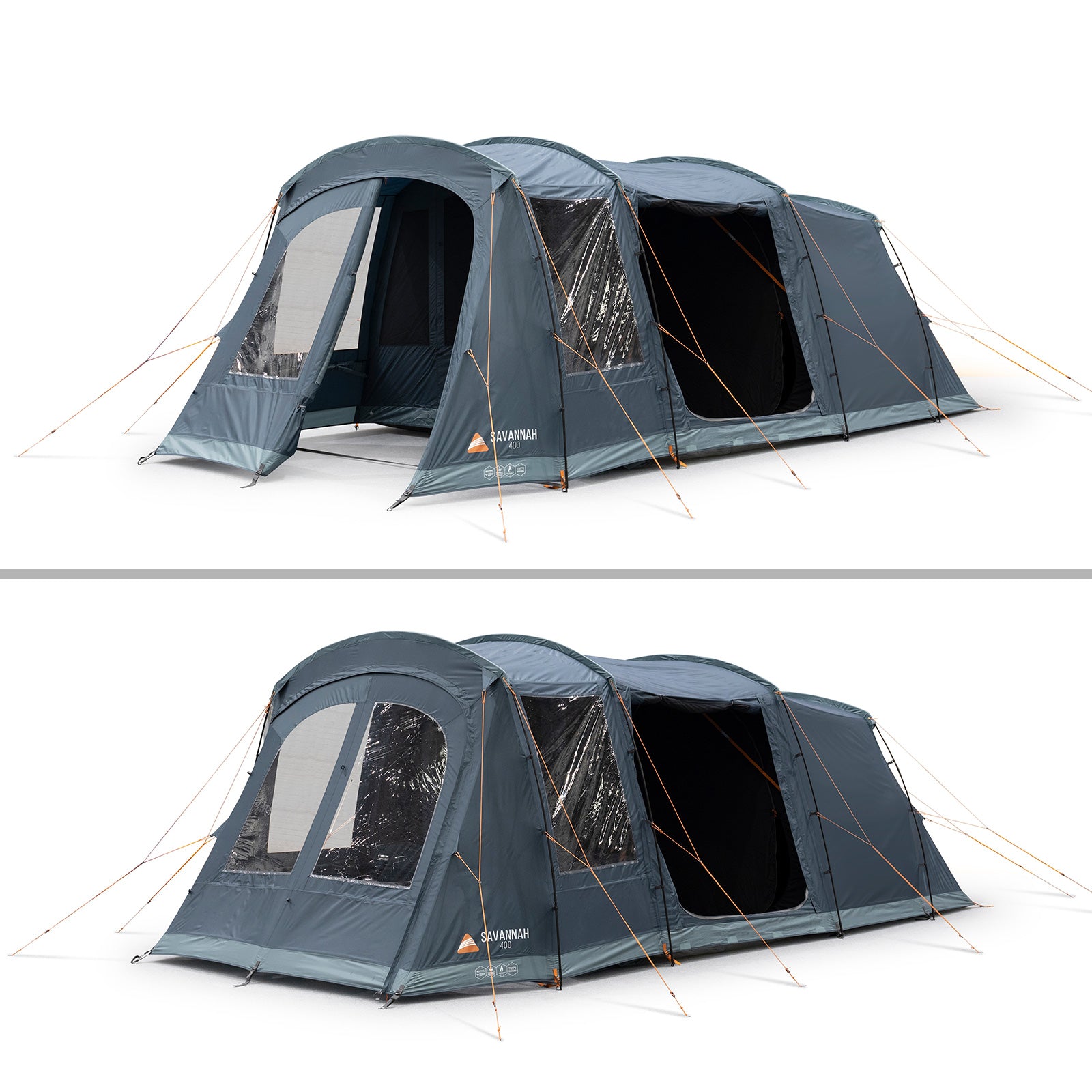 VANGO Familienzelt Savannah 400 Camping Gruppen Zelt 4 Personen Tunnel Vorraum