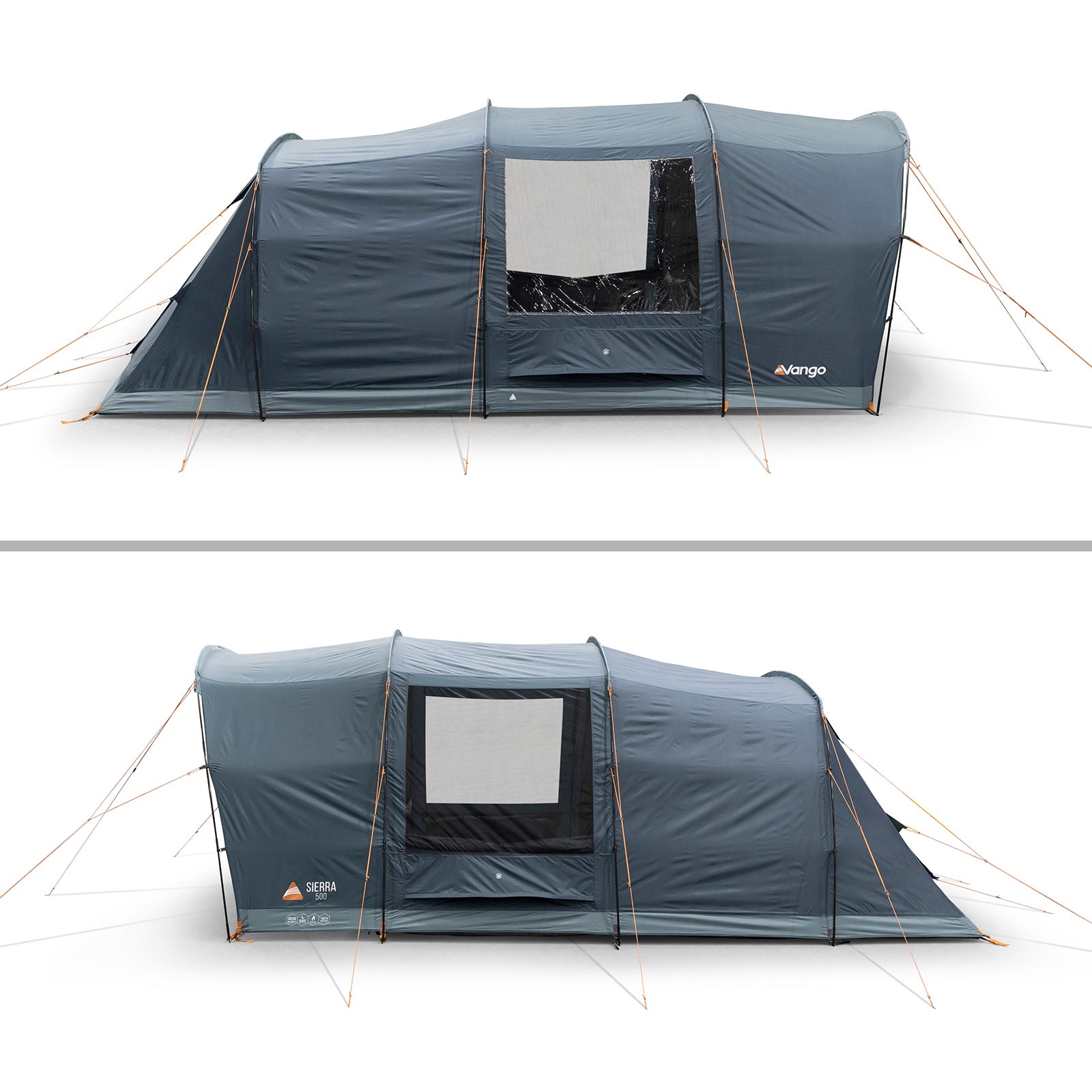 VANGO Familienzelt Sierra 500 Camping Gruppen Zelt 5 Personen Tunnelzelt Vorraum