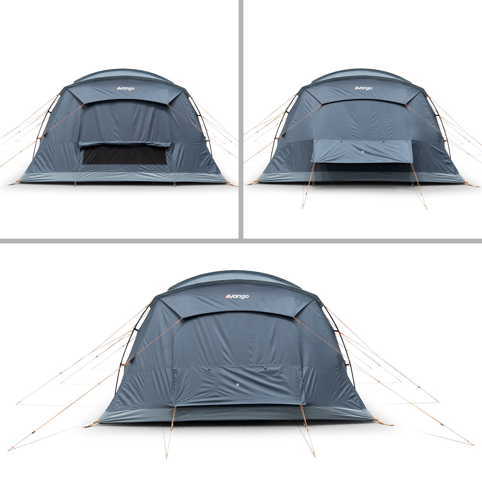 Tente familiale VANGO Sierra 500 – Tente de camping pour groupes – 5 personnes – Tente tunnel avec auvent