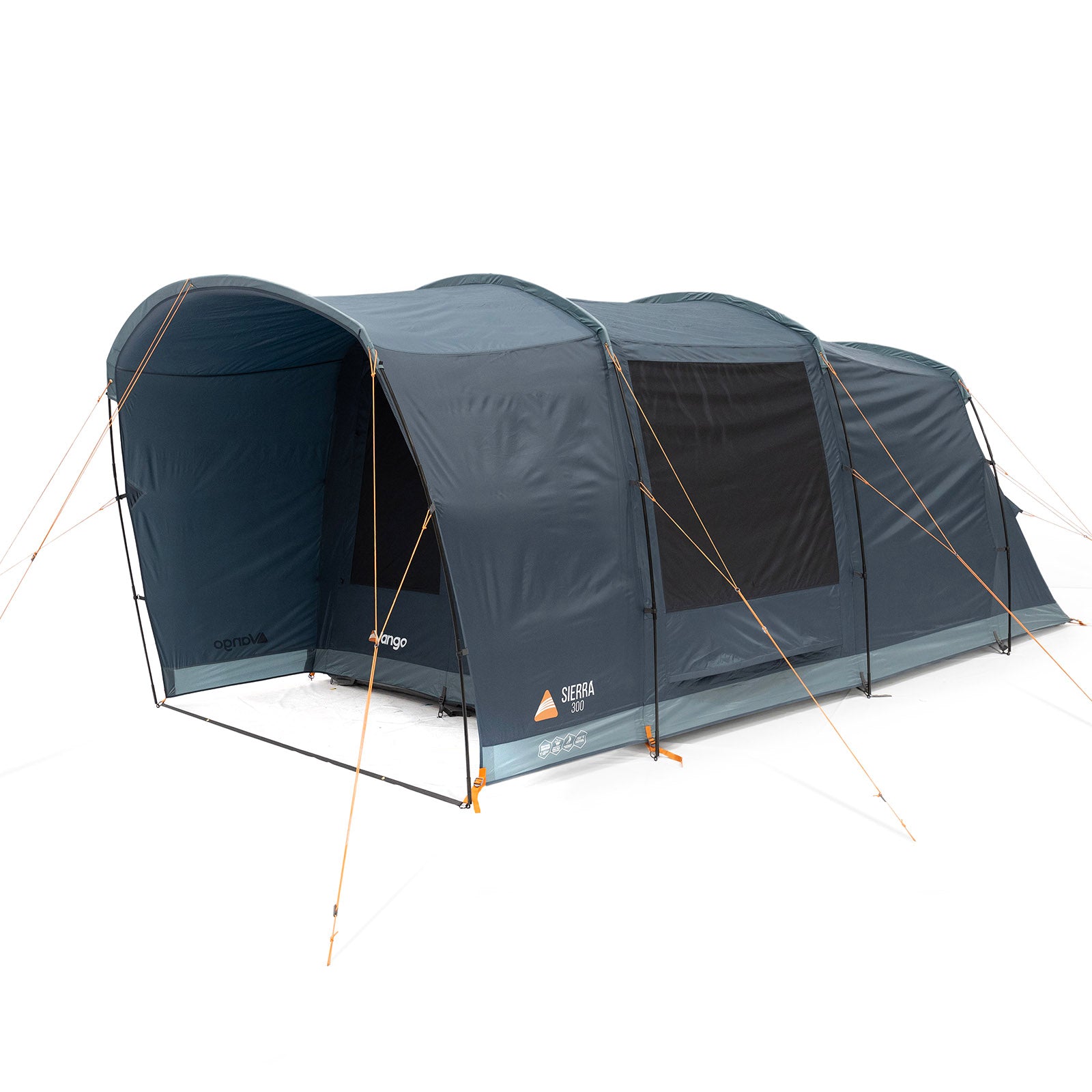 VANGO Familienzelt Sierra 300 Camping Gruppen Zelt 3 Personen Tunnelzelt Vorraum