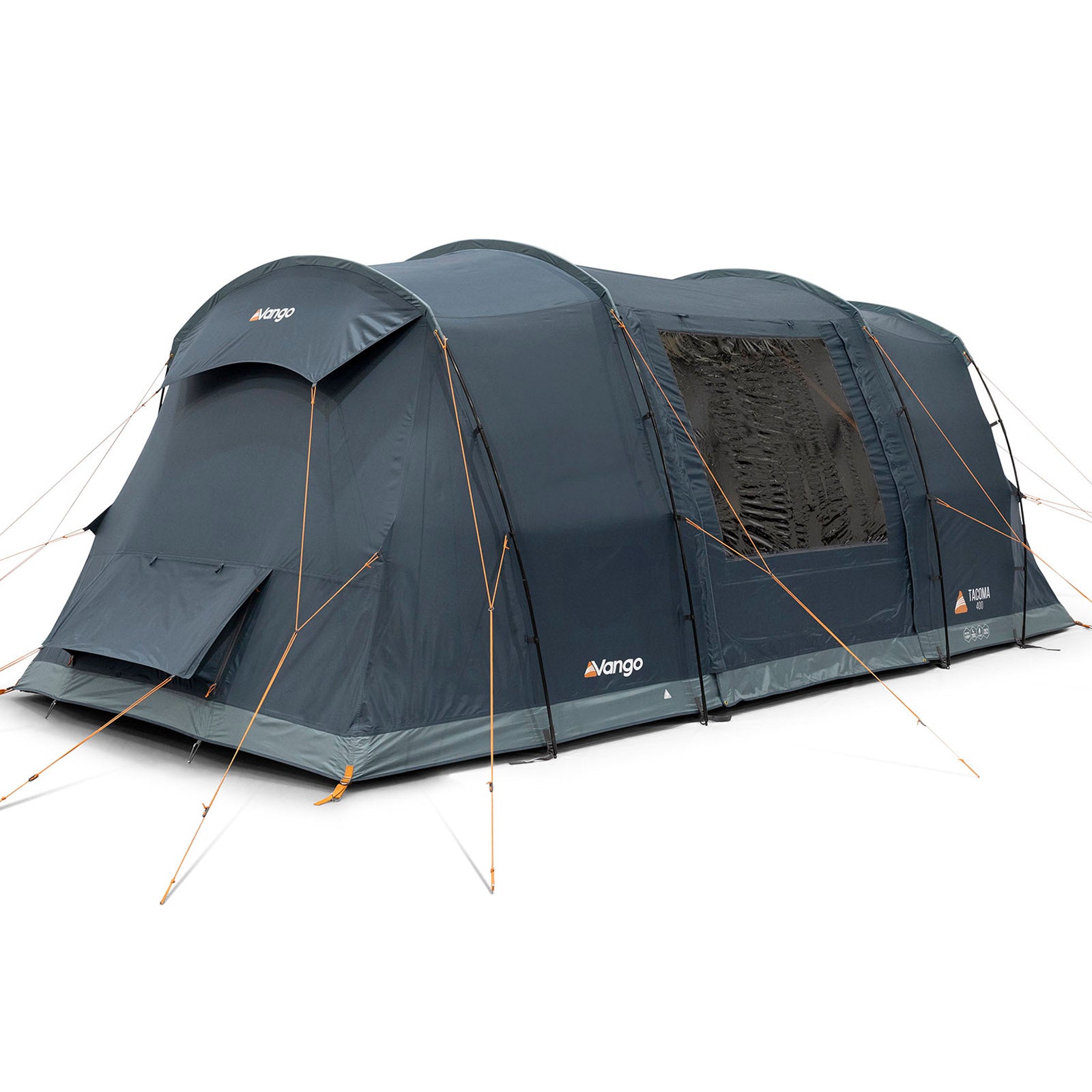 VANGO Familienzelt Tacoma 400 Camping Gruppen Zelt 4 Personen Tunnel Vorraum