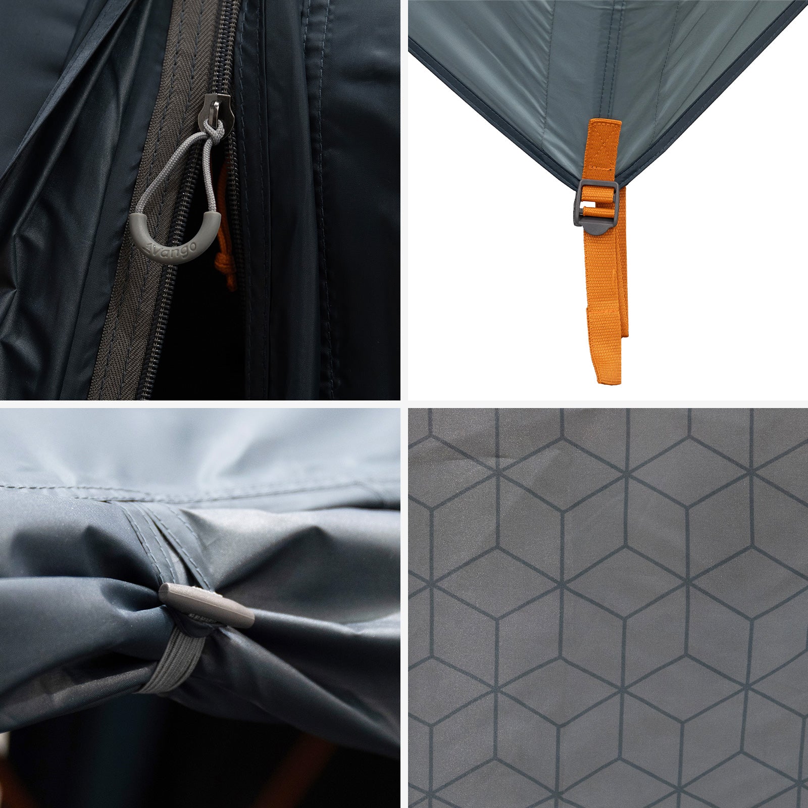 VANGO Familienzelt Tacoma 400 Camping Gruppen Zelt 4 Personen Tunnel Vorraum