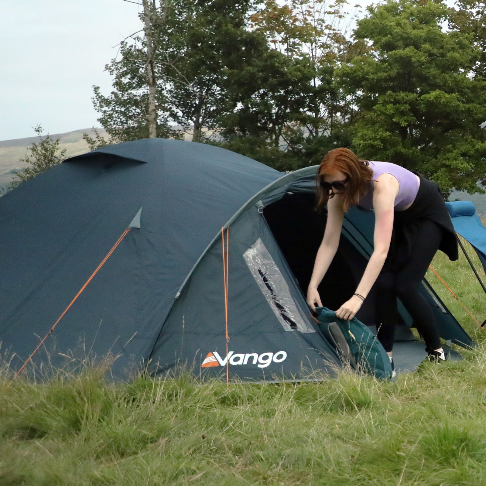 Tente dôme VANGO Tay 400, camping, trekking, igloo, 4 personnes, tente de vélo, vestibule, 5 kg