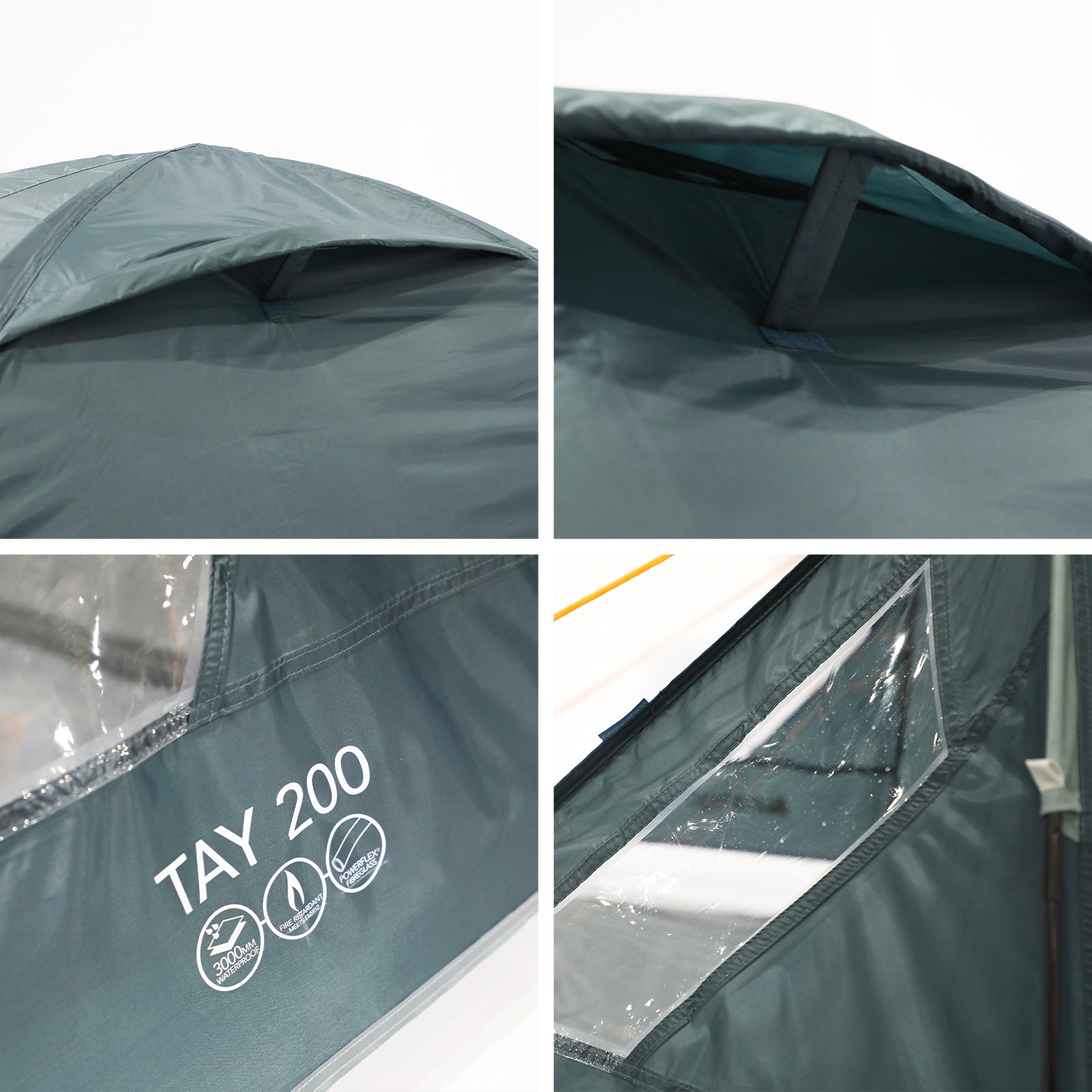Tente dôme VANGO Tay 200 : tente de camping et de randonnée en forme d'igloo pour 2 personnes, avec vestibule, 3 kg