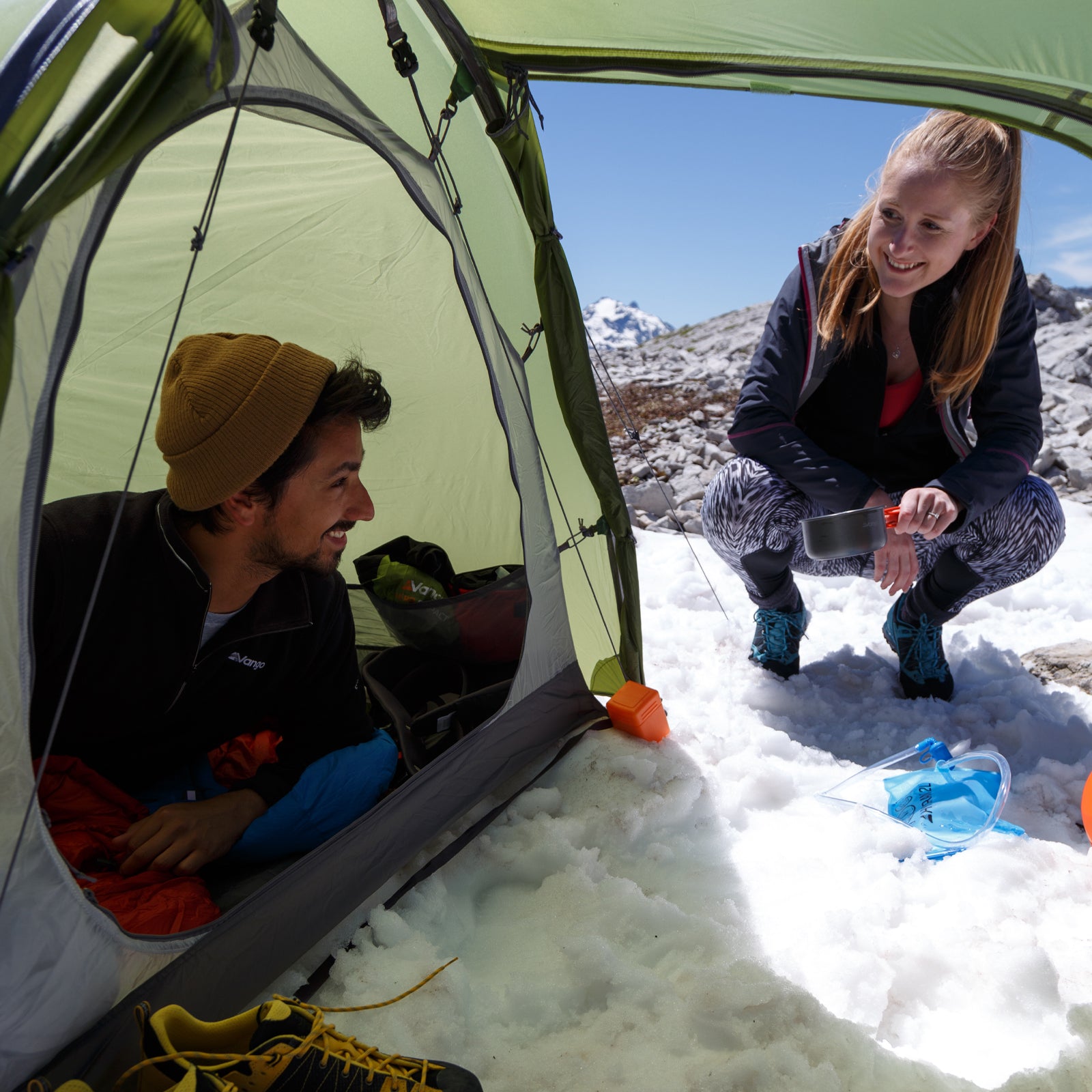 F10 Trekkingzelt Xenon UL 2 Personen Camping Fahrrad Tunnel Zelt Biwak 1,6 kg