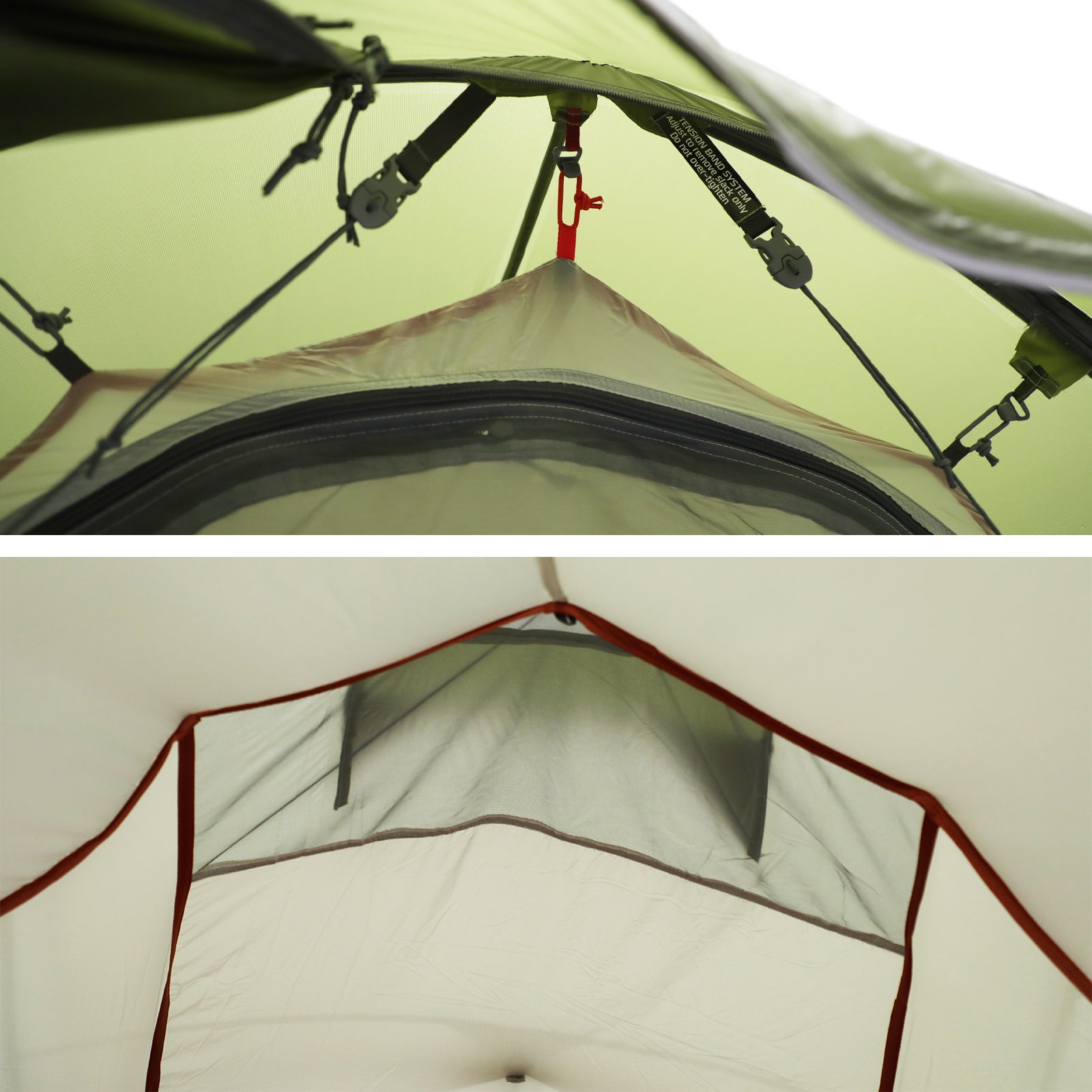 F10 Trekkingzelt Xenon UL 2 Personen Camping Fahrrad Tunnel Zelt Biwak 1,6 kg