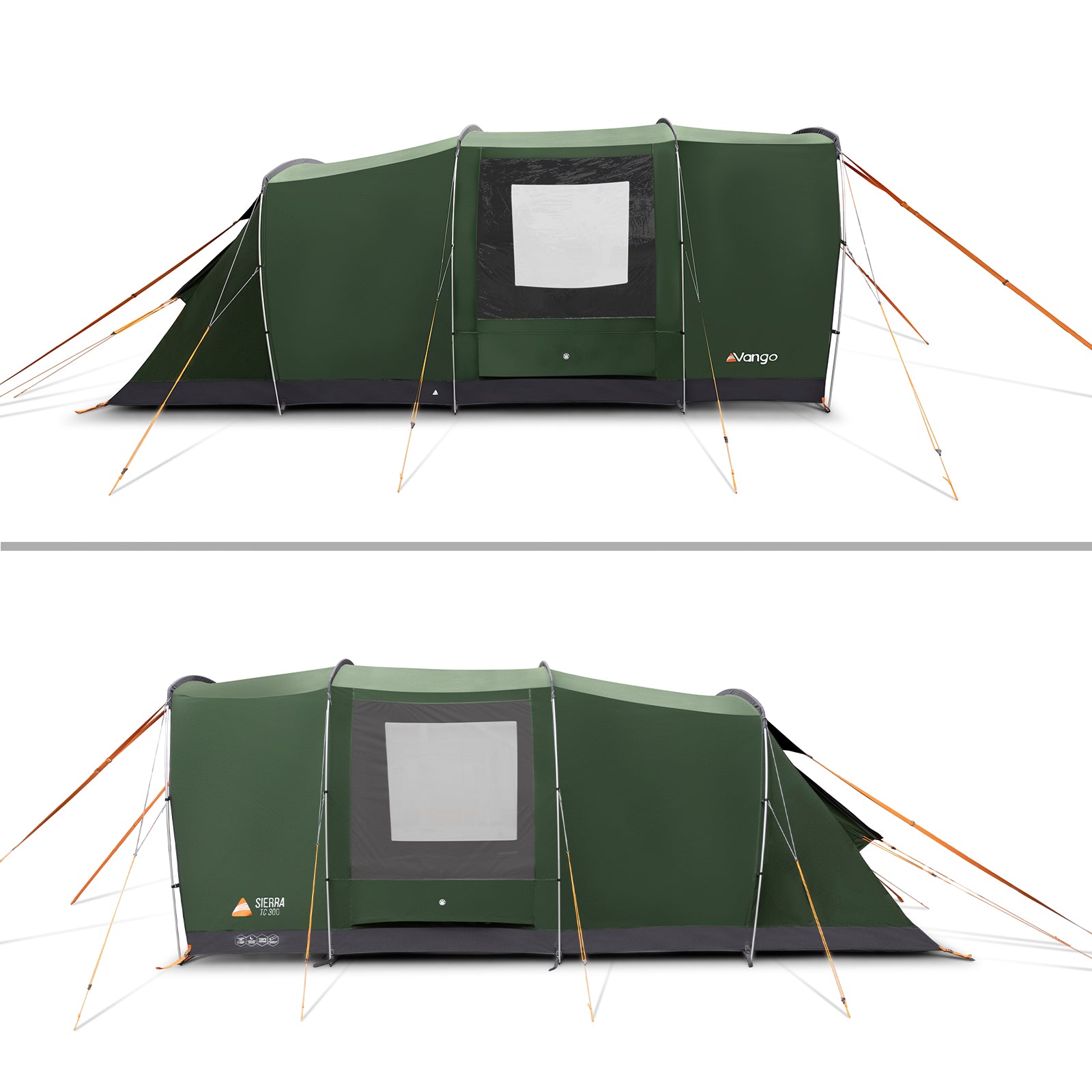 VANGO Familienzelt Sierra 300 TC Camping Gruppen Zelt 3 Personen Zelt Baumwolle