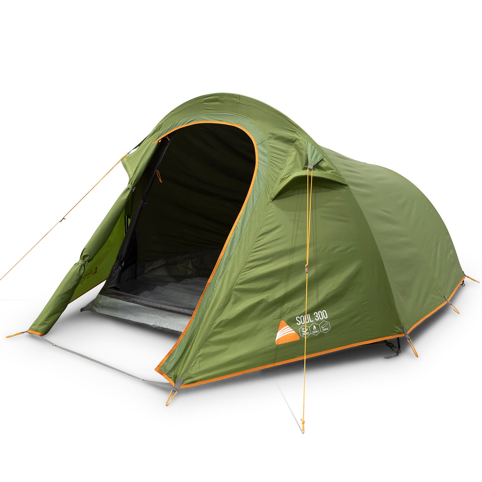 VANGO Campingzelt Soul 300 Trekking 3 Personen Tunnel Zelt Outdoor Bike Fahrrad