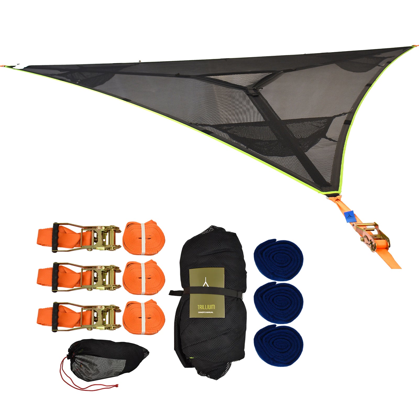 TENTSILE Hängematte Trillium 3 Personen Outdoor Trekking Dopppel Baumzelt 4x4 m