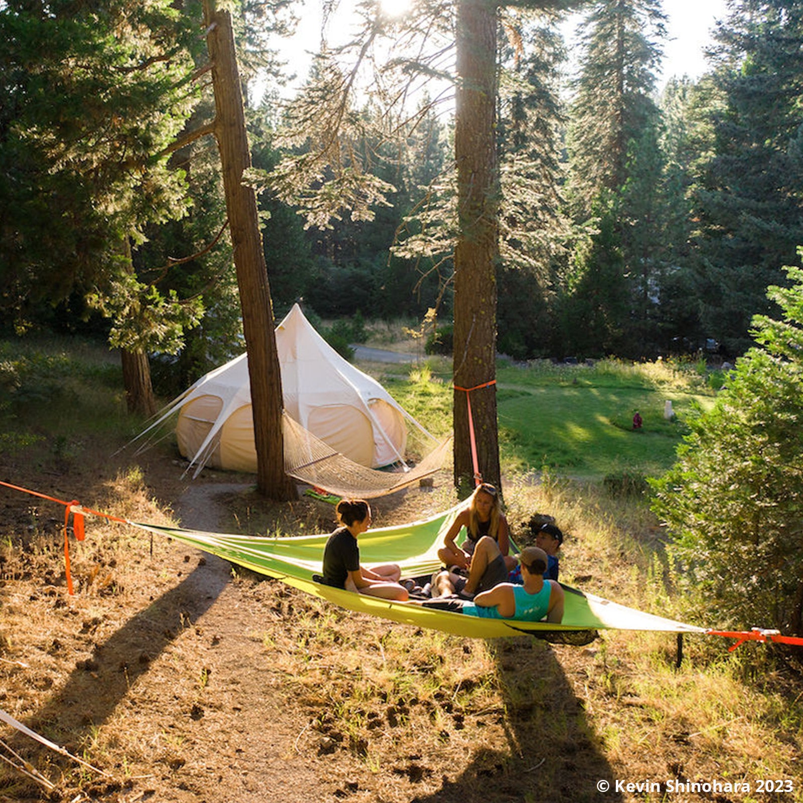 TENTSILE Hängematte Trillium 3 Personen Outdoor Trekking Dopppel Baumzelt 4x4 m