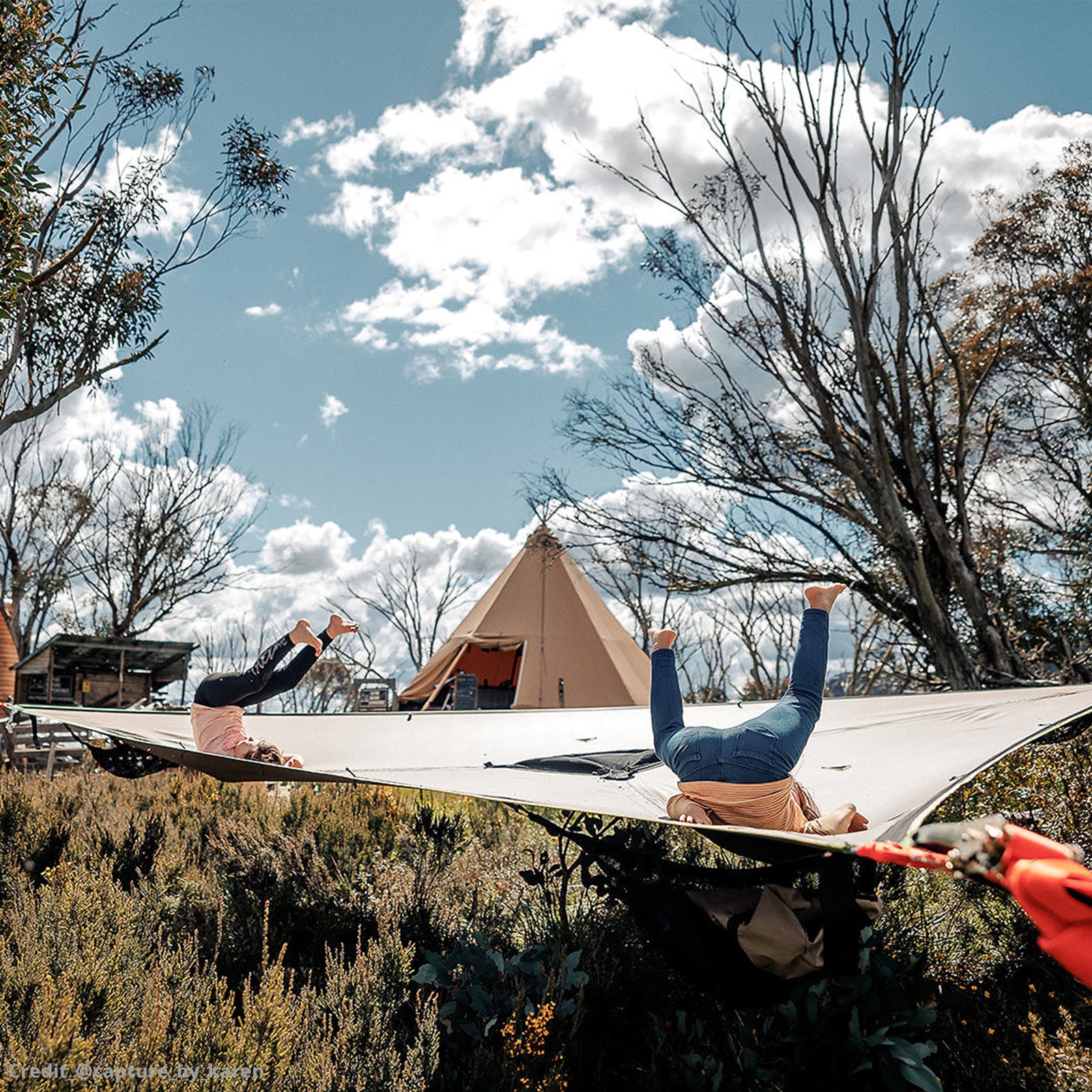 TENTSILE Hängematte Trillium Safari XL 6 Personen Outdoor Trekking Baumzelt 6x6m