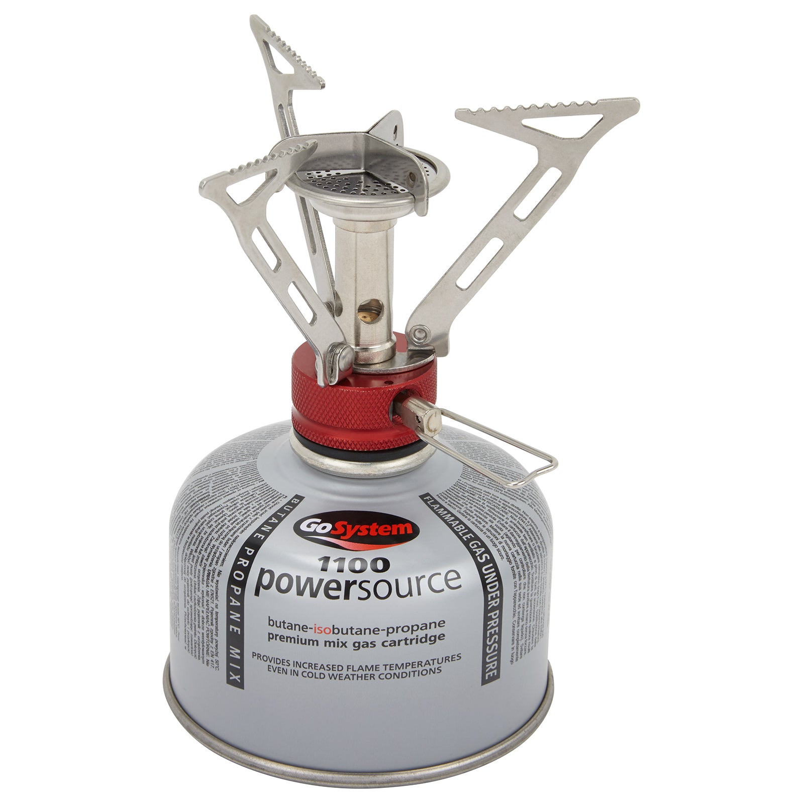 GO SYSTEM Rapid Stove Mini réchaud de camping à gaz, randonnée, plein air, pliable, 3000 W