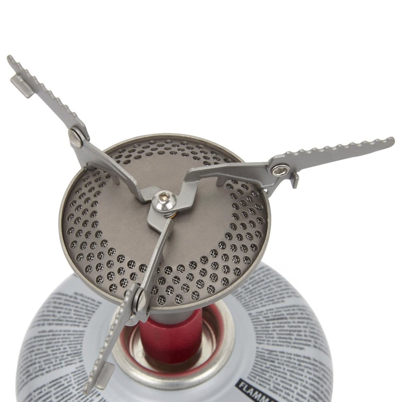 Réchaud à gaz pliable GO SYSTEM FlyTi Mini Titanium pour camping, randonnée, extérieur, 3 kW