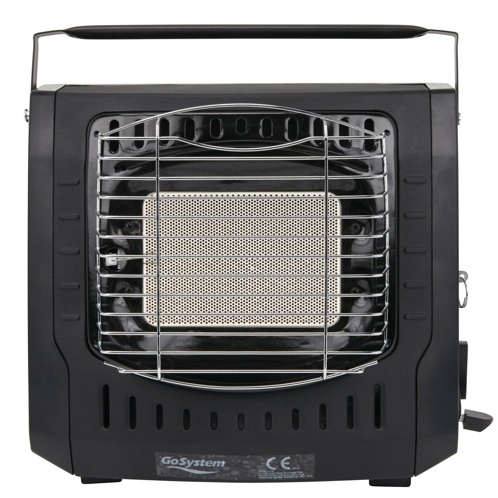 GO SYSTEM Heizlüfter Gas Heizstrahler Camping Vor Zelt Heizung Keramik 1,2 kW