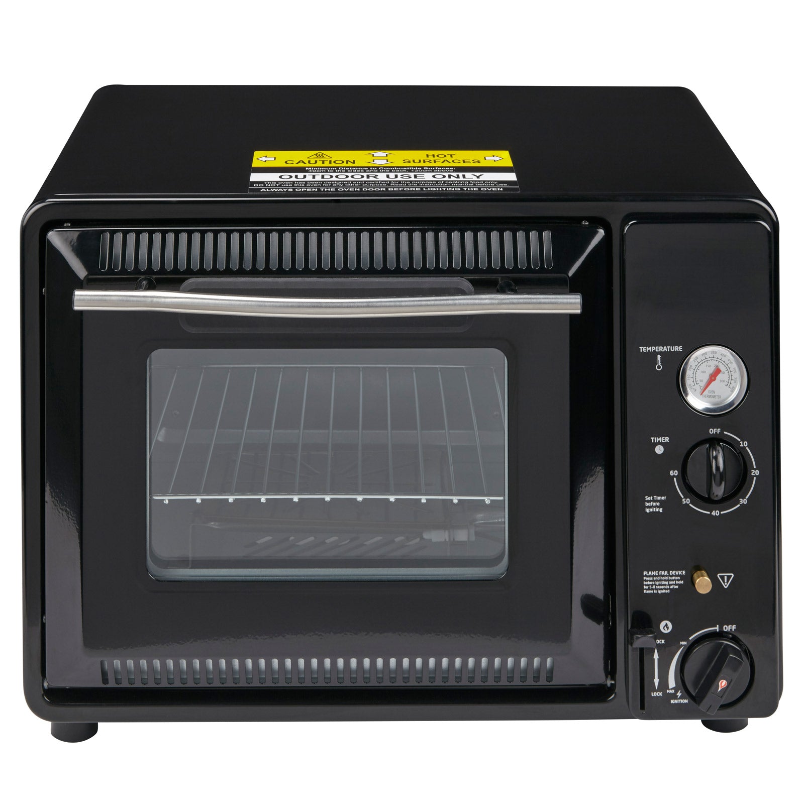 GO SYSTEM Camping Gasofen Mini Backofen Gaskocher Gas Ofen Grill Kartusche 30 L