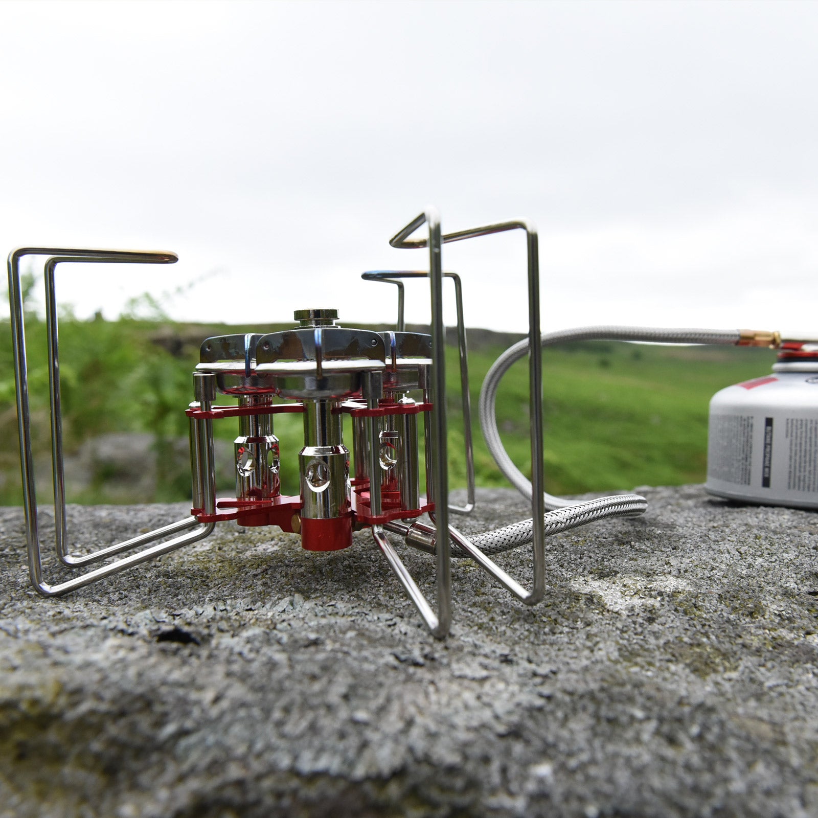 GO SYSTEM Expedition Camping Gaskocher Outdoor Trekking Gas Kocher Faltbar 5800W