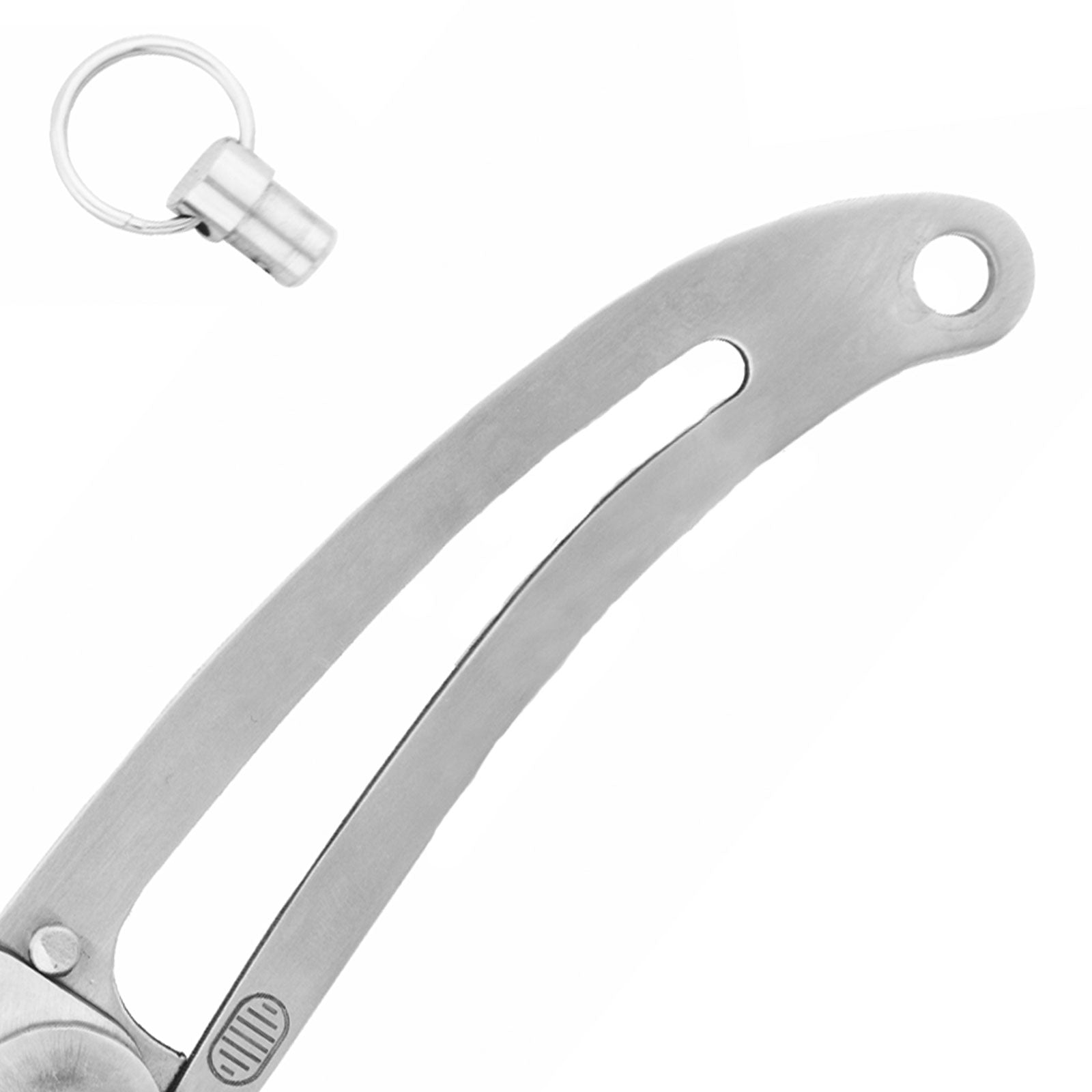 TRUE UTILITY vouwmes BARE - zakmes met sleutelhanger, mini-mes, 16 g