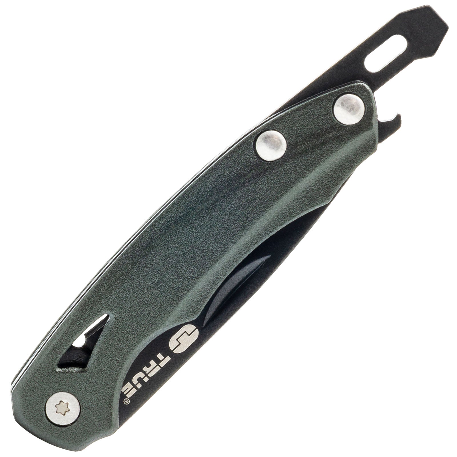 TRUE UTILITY Taschenmesser Slip Mini Multi Tool Klappmesser Schlüsselanhänger