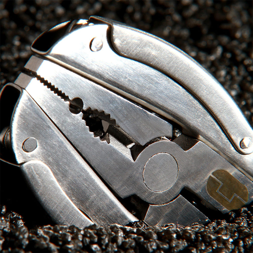 TRUE UTILITY Mini Multitool Scarab - Couteau de poche Pêche Chasse Porte-clés