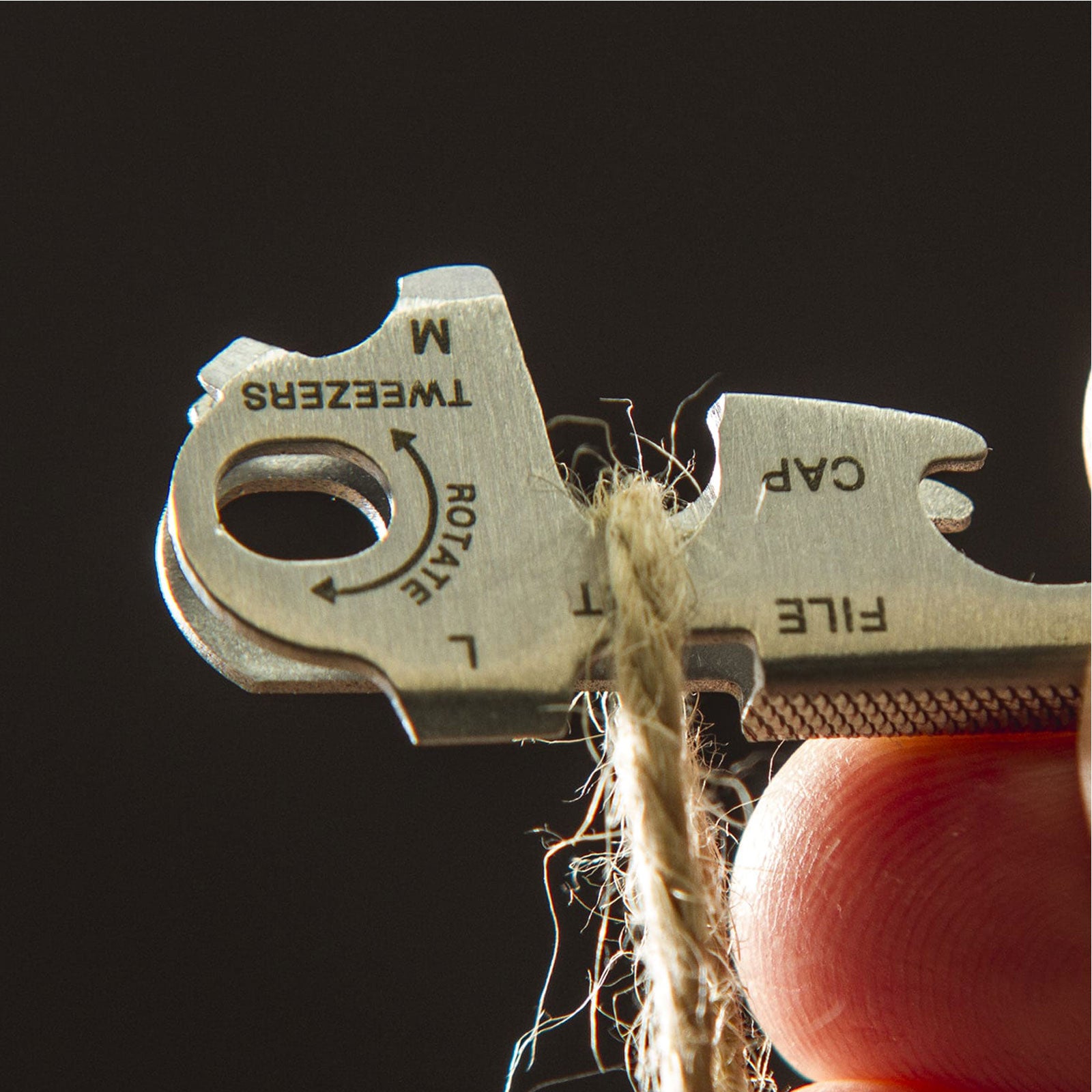 TRUE UTILITY Mini Key Multitool - Key Ring - Key Tool TOP