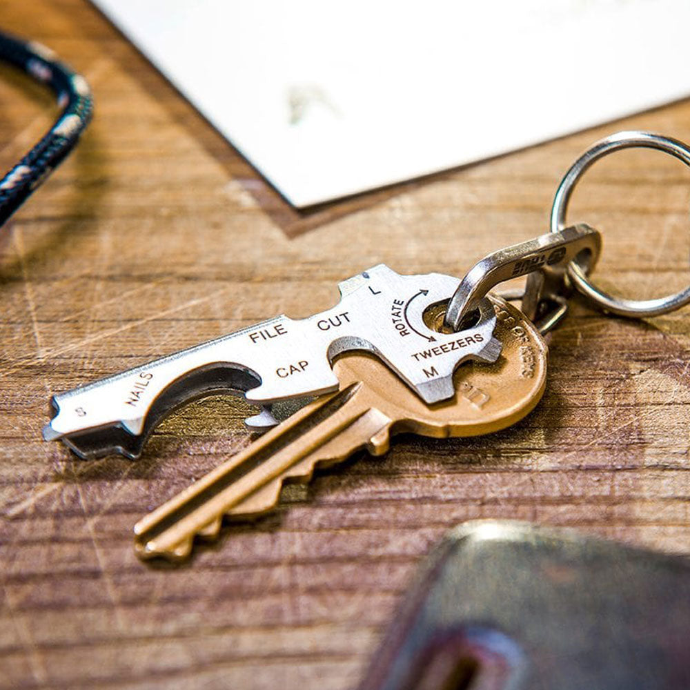 TRUE UTILITY Mini Key Multitool - Key Ring - Key Tool TOP