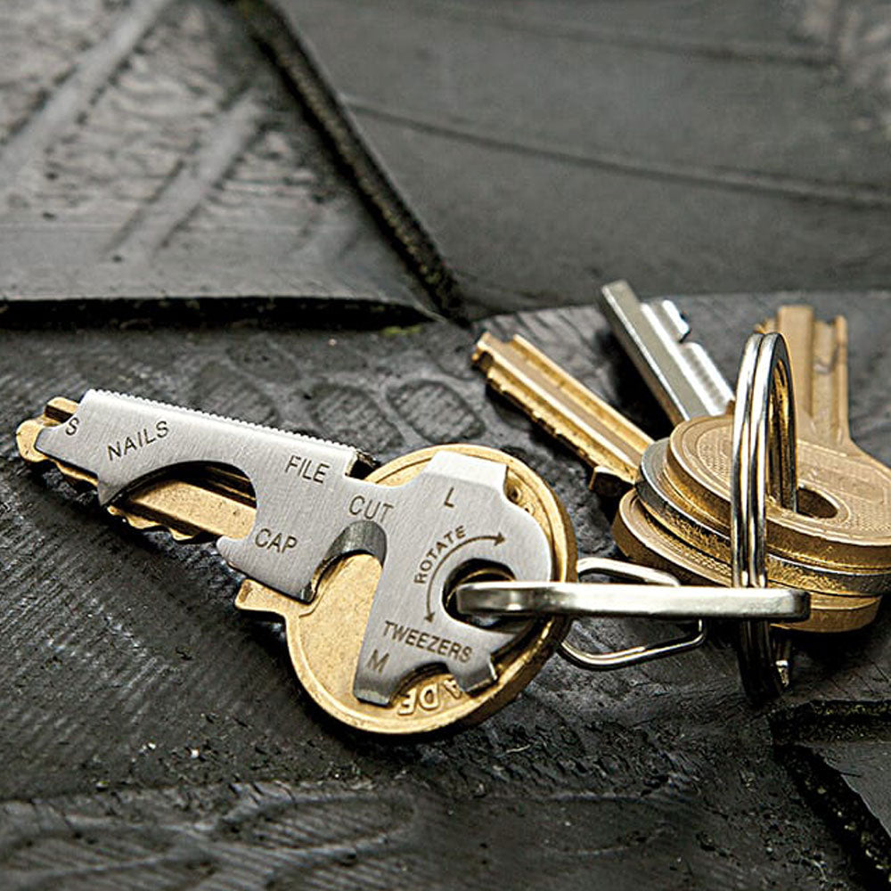 TRUE UTILITY Mini Key Multitool - Key Ring - Key Tool TOP