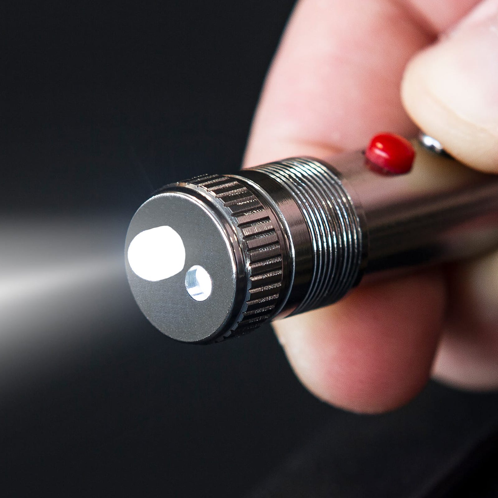 TRUE UTILITY Mini Flashlight LED LaserLite+ Laser Pointer Keychain