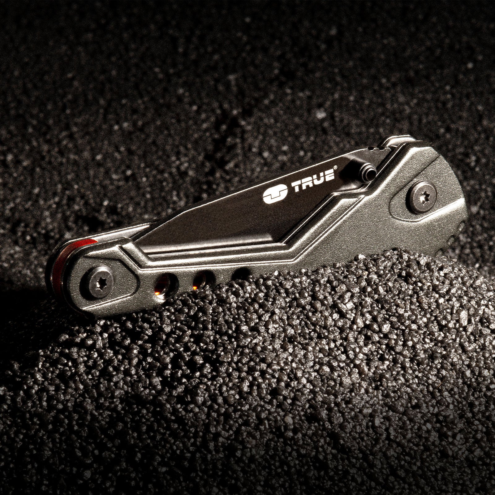 TRUE UTILITY Mini couteau de poche Trueblade Couteau de ceinture à une main Couteau pliant 89 g