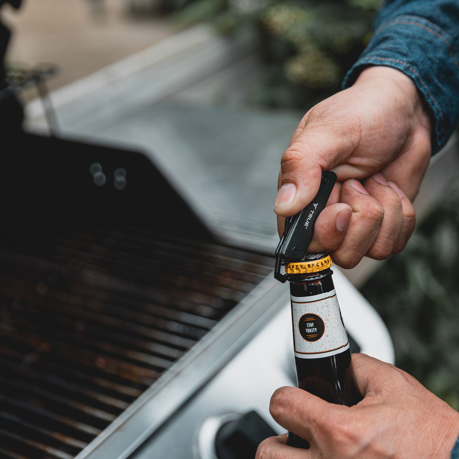 TRUE UTILITY Couteau de poche Porte-clés Couteau Mini outil Couteau Porte-clés