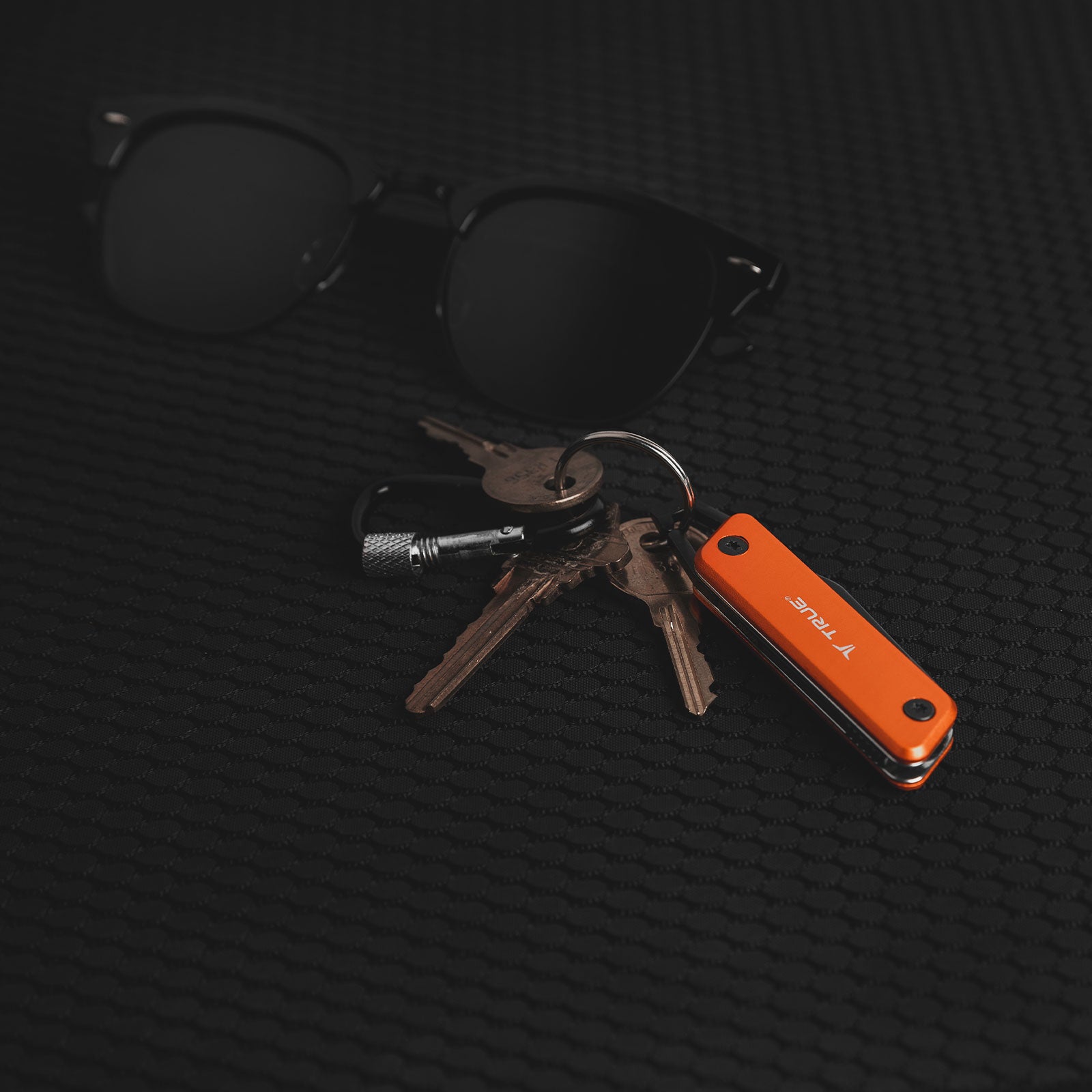 TRUE UTILITY Couteau de poche Porte-clés Couteau Mini outil Couteau Porte-clés