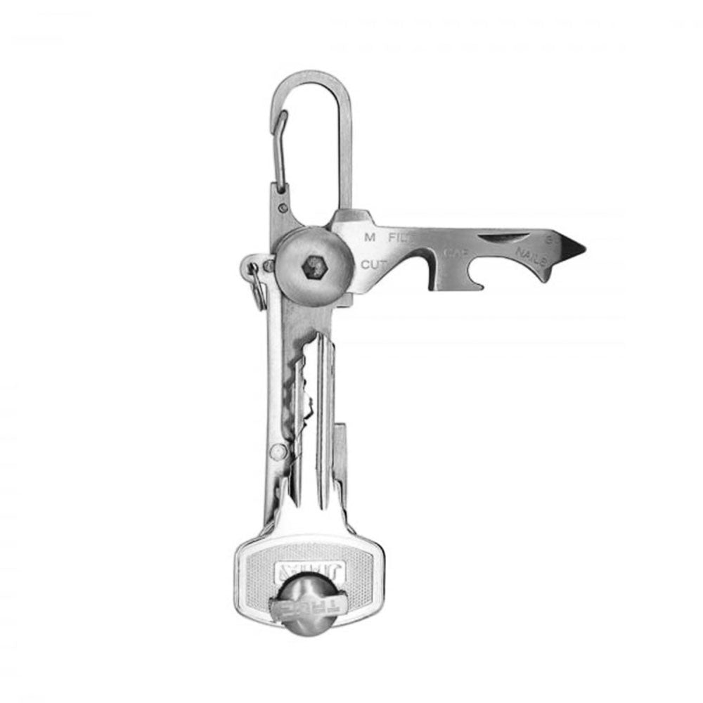 TRUE UTILITY Connect Mini Multi Tool MiKey - Key Ring Organizer Carabiner