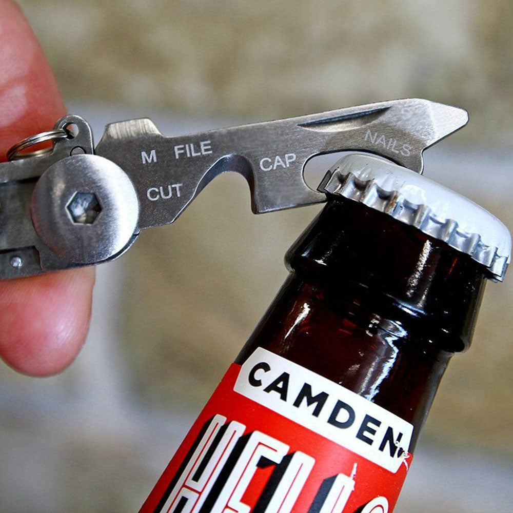 TRUE UTILITY Connect Mini Multi Tool MiKey - Key Ring Organizer Carabiner