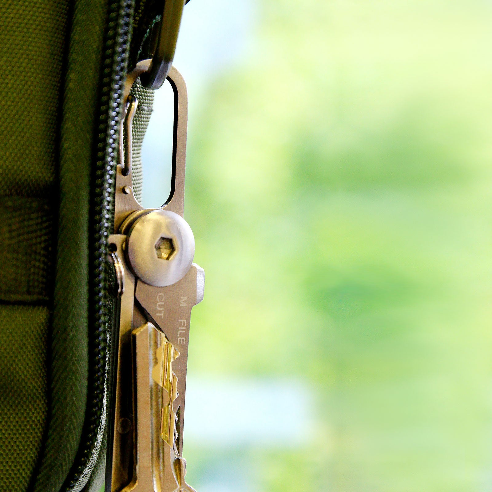 TRUE UTILITY Connect Mini Multi Tool MiKey - Schlüssel Bund Organizer Karabiner