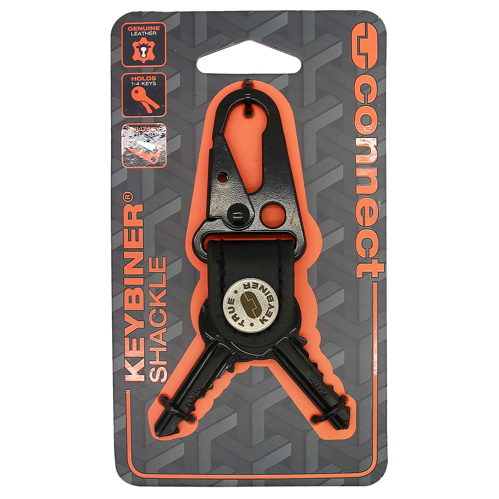 TRUE UTILITY Connect Keybiner XL Porte-clés pendentif organisateur de porte-clés