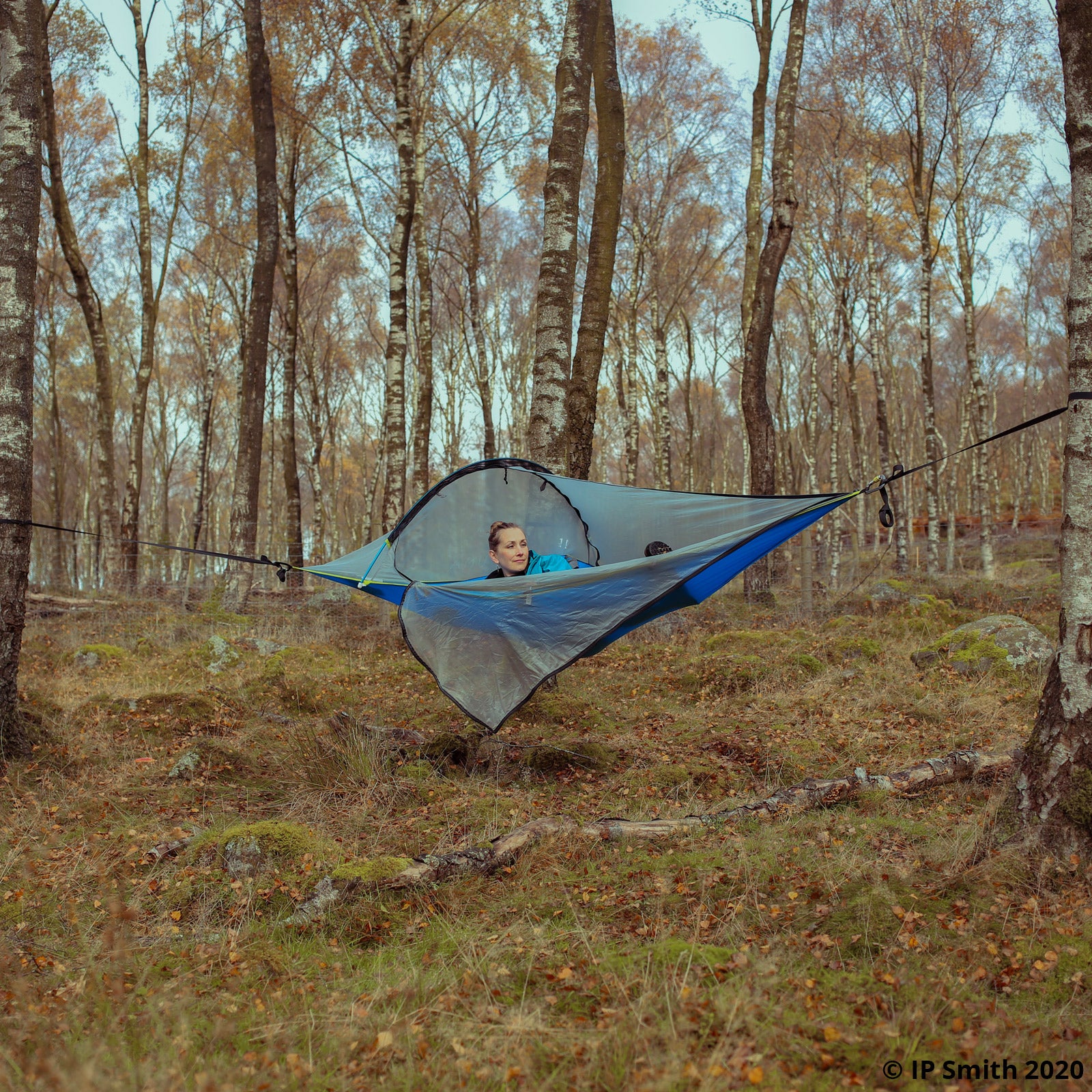 TENTSILE boomtent UNA 1-persoons tent voor trekking, bivak en hangmat 2 kg lichtgewicht