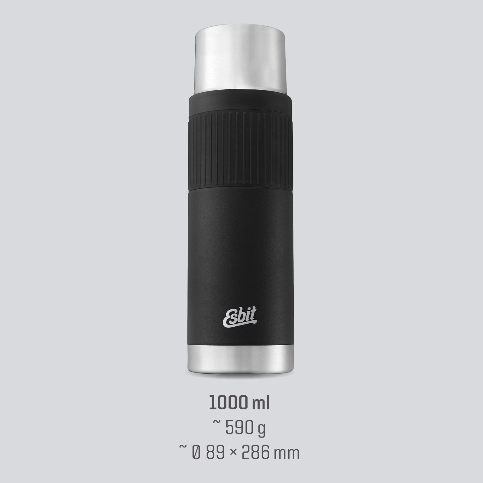 ESBIT Isolierflasche Isolierkanne Sculptor Vakuum Thermo Flasche Kanne Becher 1L