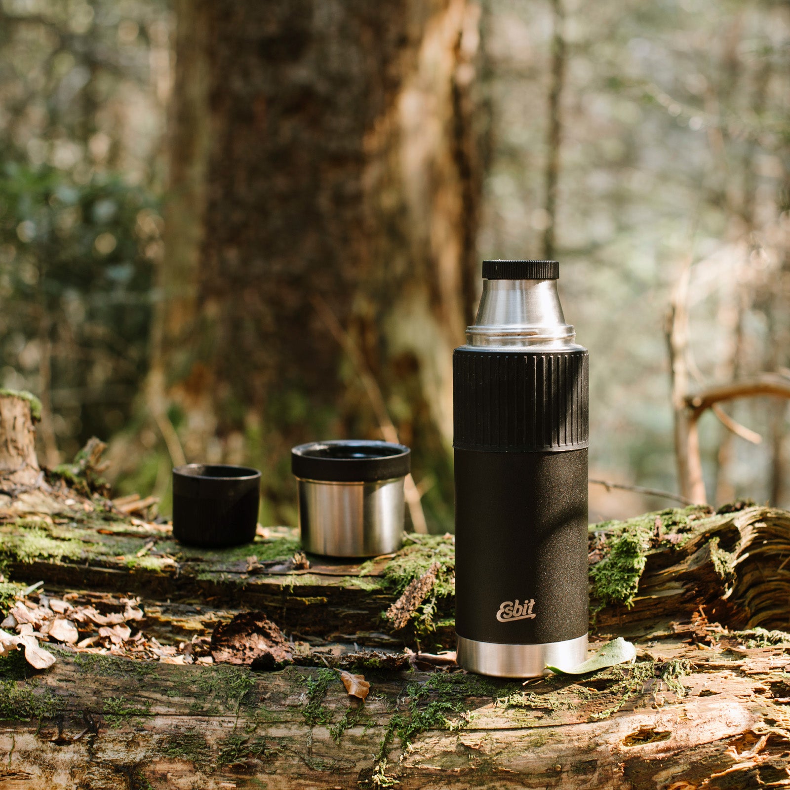 ESBIT insulated bottle, insulated jug, Sculptor vacuum thermo bottle, jug, mug 1L