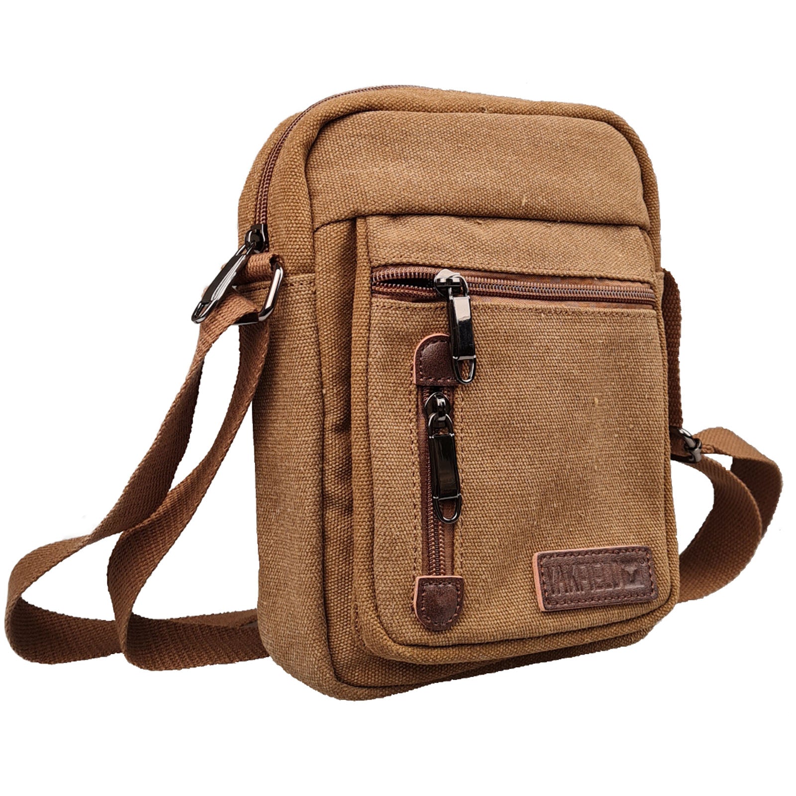 YAKFIELD Umhängetasche Cook Canvas Cross Body Schultertasche Reise Handy Tasche