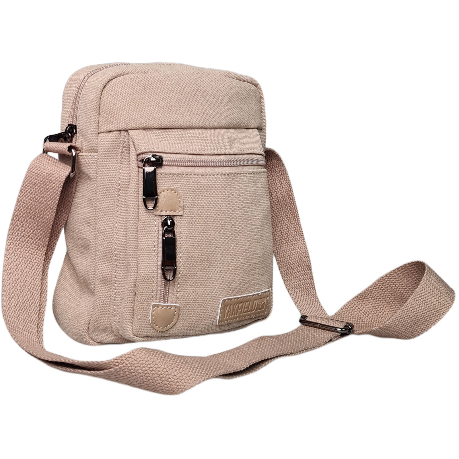 YAKFIELD Umhängetasche Cook Canvas Cross Body Schultertasche Reise Handy Tasche