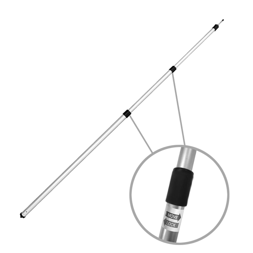 OUTDOOR Telescopische tarpstok Voor tent Zonnescherm Opzetframe Aluminium 93-230 cm