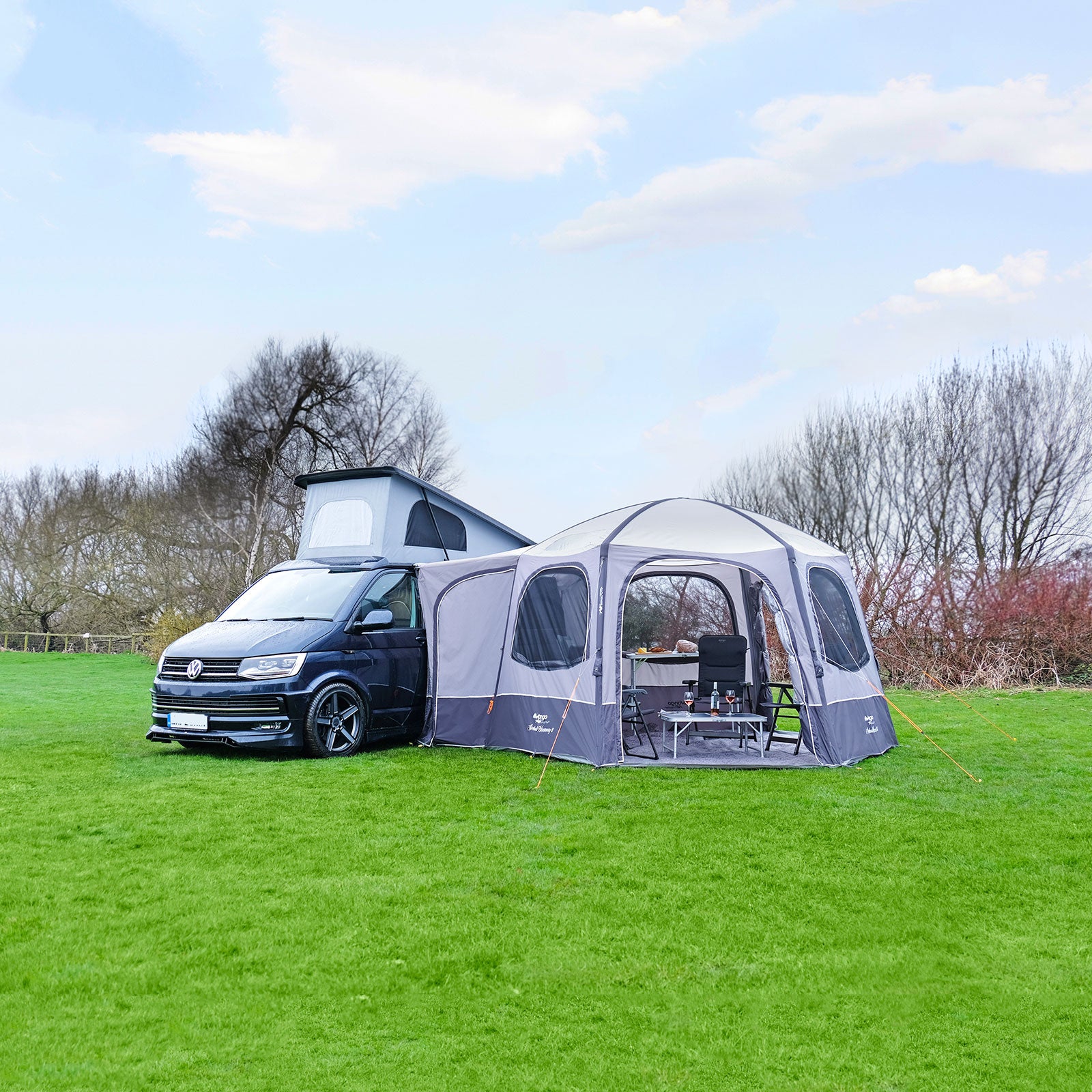 VANGO busvoortent Airhub Hexaway II Low Airbeam lucht tent voor busjes, SUV’s en VW’s – opblaasbaar