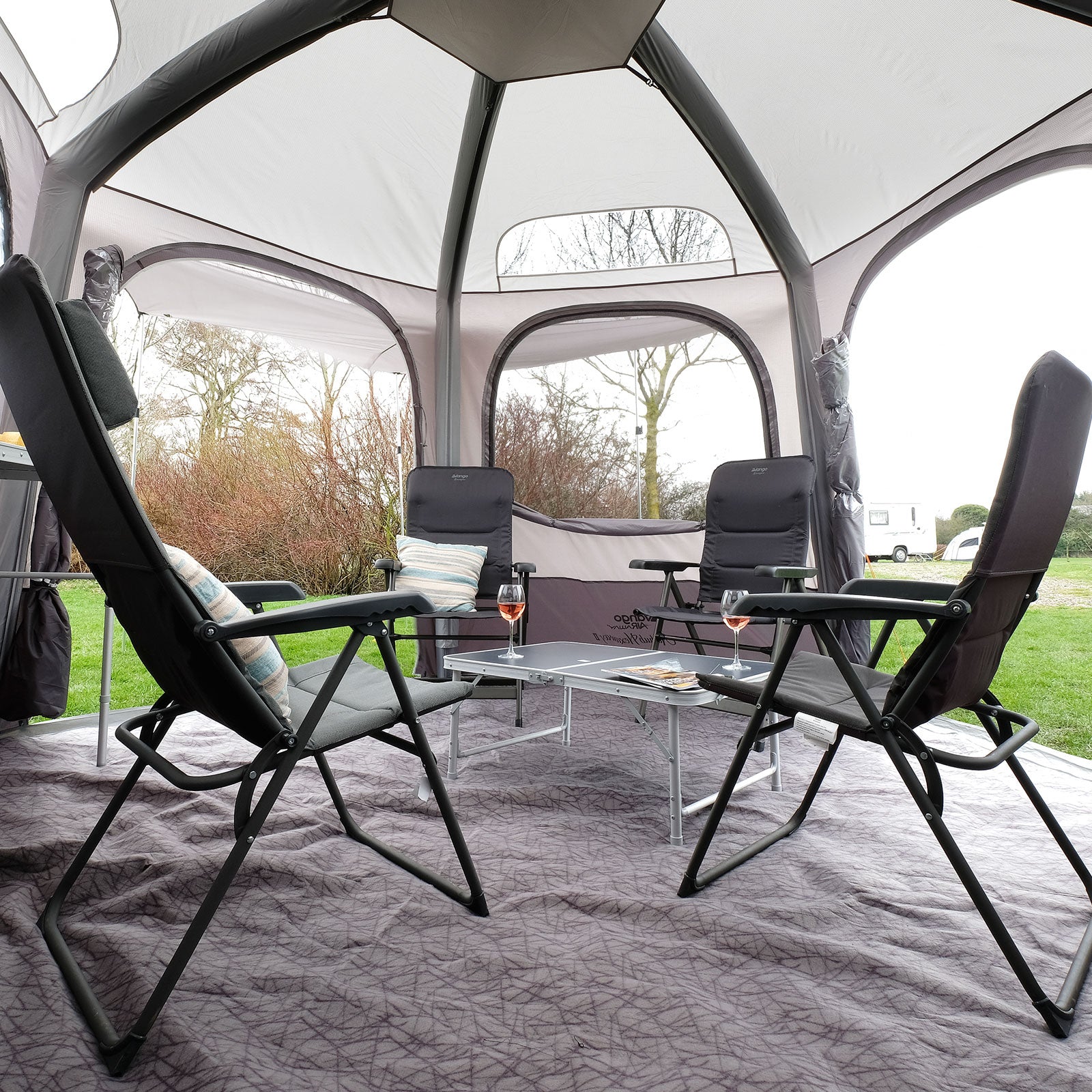 VANGO Bus Awning Airhub Hexaway II Low Airbeam Air Tent Van SUV VW Inflatable