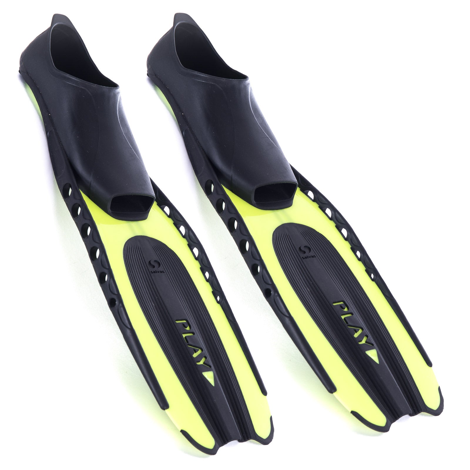 SALVAS Schwimmflossen Play Schnorchel Taucher Lang Flosse Erwachsen&Jugend 31-45