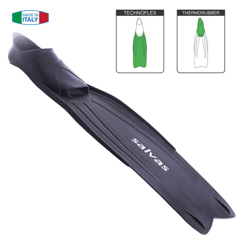 SALVAS Equipment Swimming Fin Shark Apnea Scuba Long Free Diving Diver 40-47