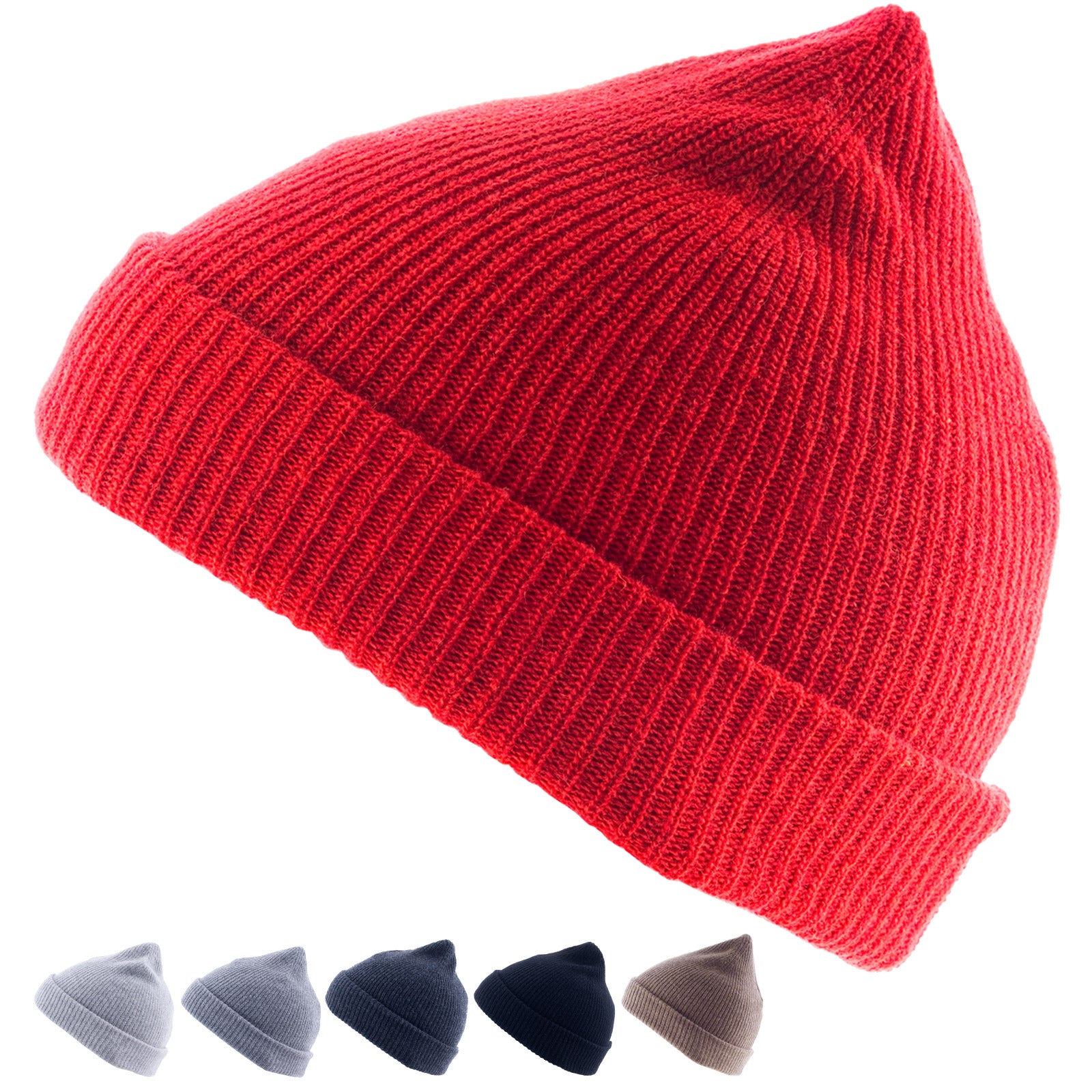 GOLDEN GOAT Berkeley Winter Rip Knit Beanie Unisex 100% Cashmere Wool