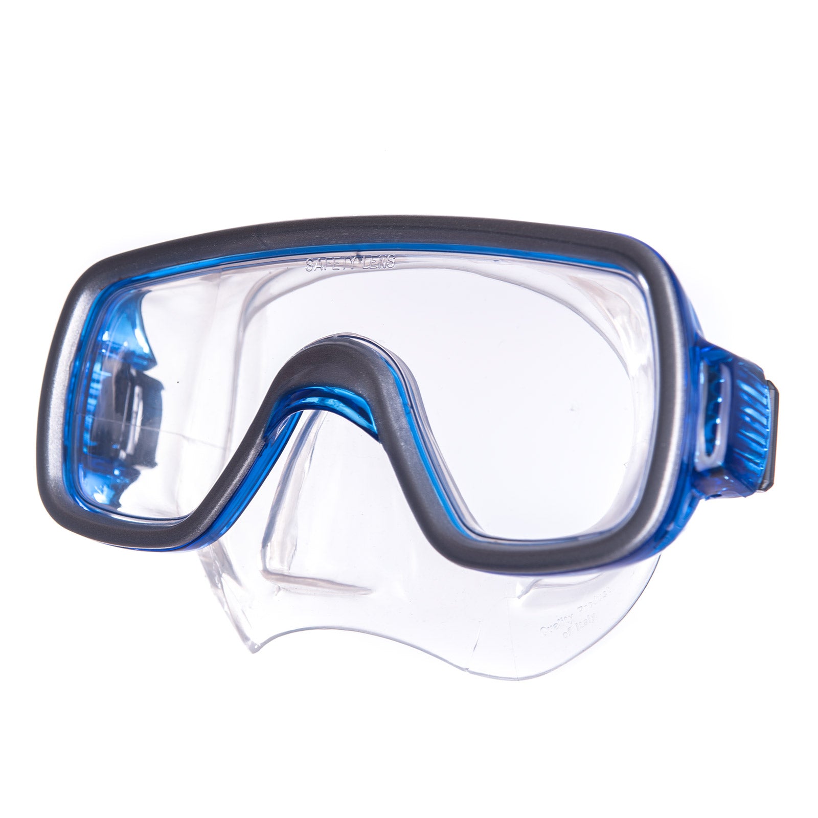 SALVAS Children's Diving Mask Geo Snorkel Diver Swimming Goggles With Nose Silicone