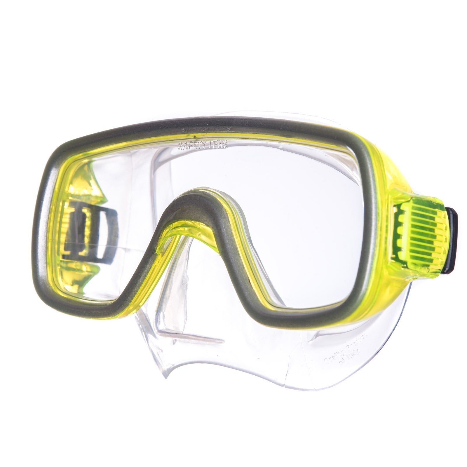 SALVAS Children's Diving Mask Geo Snorkel Diver Swimming Goggles With Nose Silicone